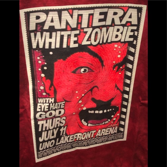 Other - Amazing 1996 Pantera White Zombie Tour Tie-Dye